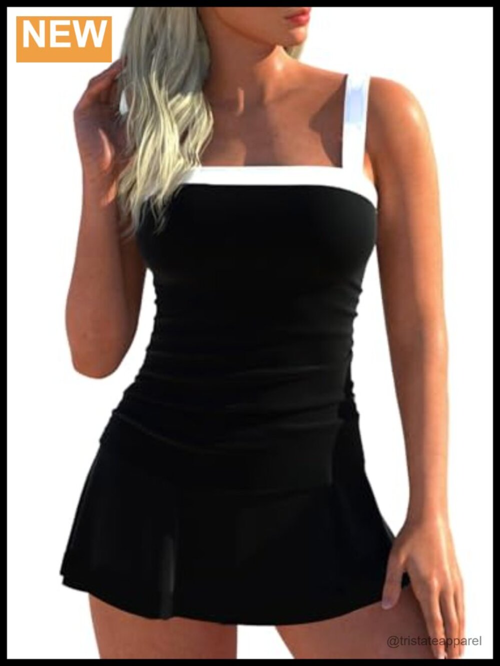 ROSEWE Ruched Tankini